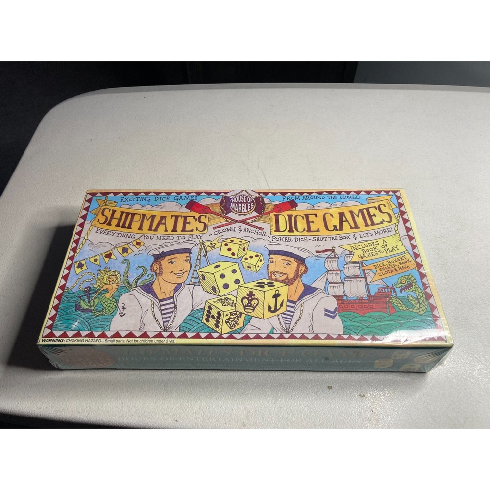 Shipmates Dice Games From Around the World House of Marbles New Sealed